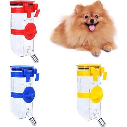 350ml Pet Bird Hamster Auto Hanging Water Feeder Bottle Dispenser Drinking Bowl