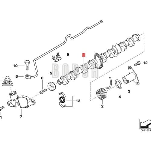 Car Eccentric shaft 2004-b mwE46 318Ci N42 X3 E83 X3 2.0i E91 E90 Engine intake and exhaust camshaft Engine timing gear