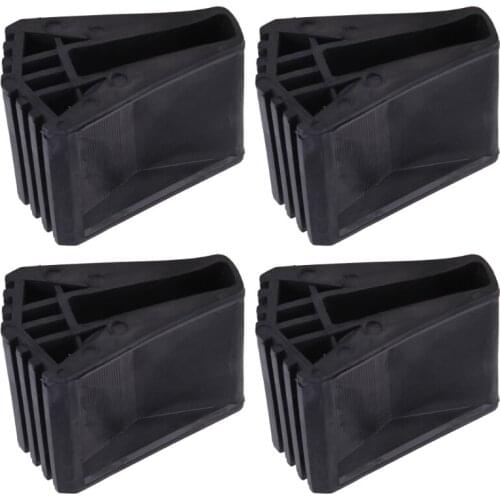 Ladder Rubber Feet Mat Anti-Slips Ladder Foot Covers Non-slip 4 Pieces K0AA