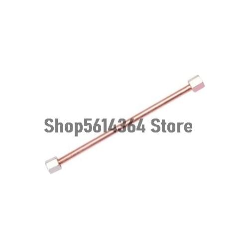 M10 Hex Nut 200 Length Air Compressor Exhaust Tube Replacement Copper Tone