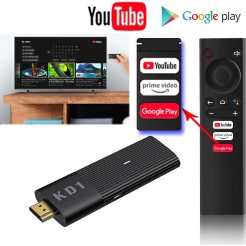 Mecool KD1 Global Smart TV Stick Google Certified 1080P 4K HD TV Box Android 10 2.4G/5G Wifi TV 2GB 16GB for youtube google play