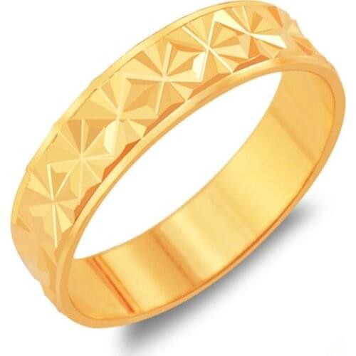 Fashion Luxury Jewelry Gifts For Men Never Fade Gold Color Tungsten Ring Cool Golden Mens Rings