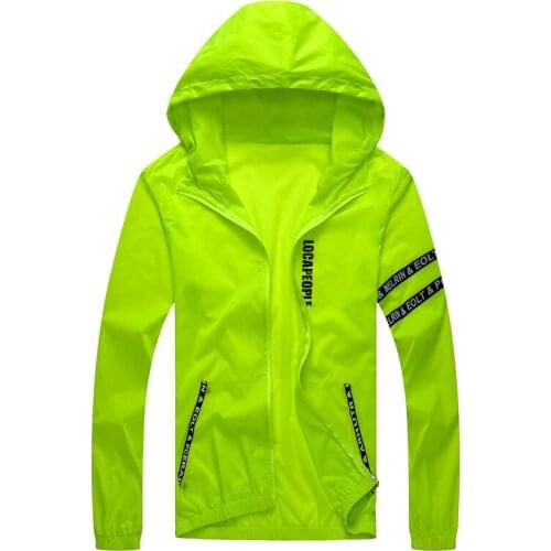 Jacket men windbreaker spring autumn fashion jacket men hooded jackets casual male thin Sun protection coat M-4XL