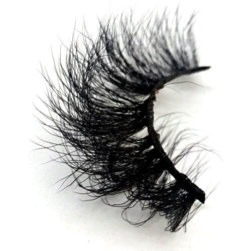 NEW 1pair Mink Eyelashes 25mm Lashes Fluffy Messy 3D False Eyelashes Dramatic Long Natural Lashes Wholesale Makeup Mink Lashes