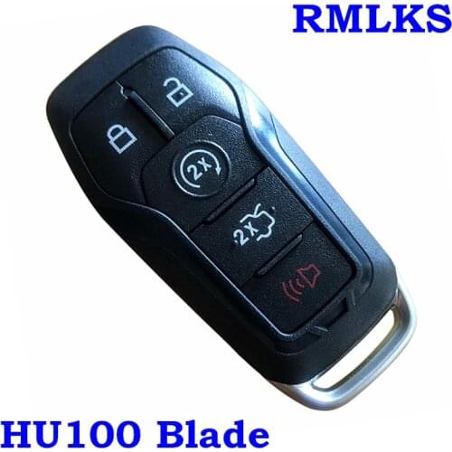 New Remote Smart Prox key case 164-R7989 for Ford Fusion Explorer edge Mustang M3N-A2C3124330 5 button Smart Key shell