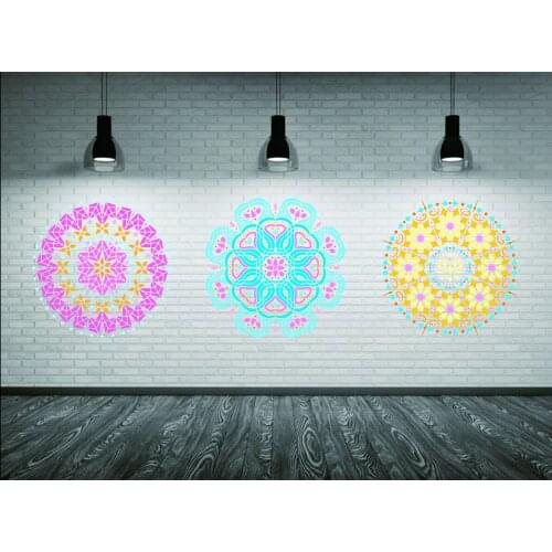 New 50 * 50 cm size diy craft big mandala mold for painting stencils stamped photo album embossed paper card on wood fabric wall