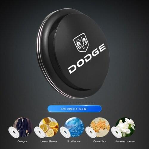 Car Air Freshener Perfume Aroma Diffuser Accessories With LOGO For Dodge Journey Charger Challenger Caliber Nitro Durango Dart