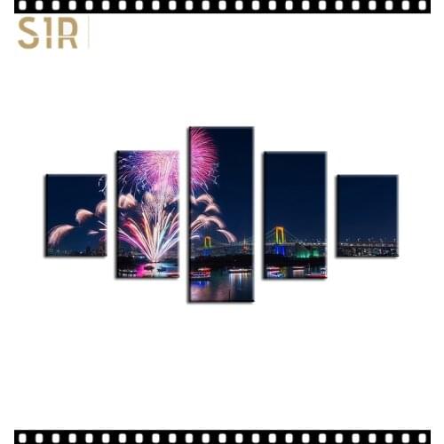 Anime Movie Posters Wall Art 5 Pieces Canvas Painting Poster Pictures Home Decor Living Room HD Printed Poster Wall Painting