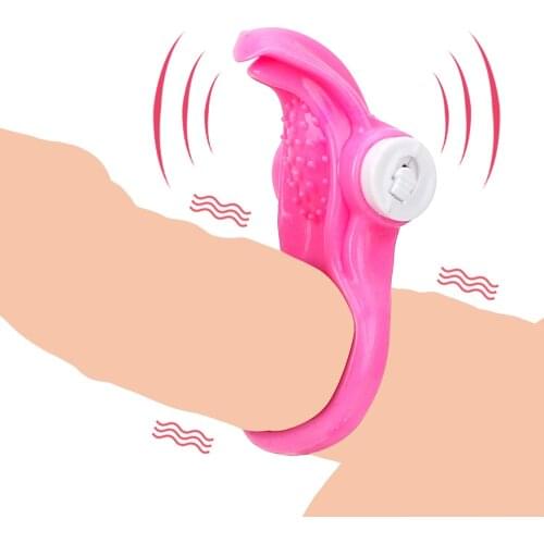 Sex Toys for Men Vibrating Penis Rings Clitoris Stimulate Vibrators Cock Ring Male Chastity Device Delay Ejaculation