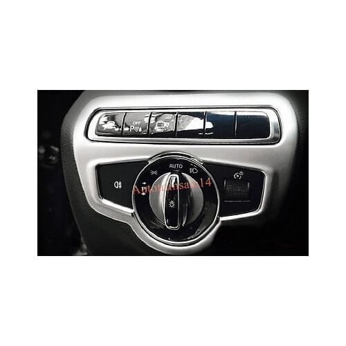 Interior Trim Head light Switch Button Cover Trim for Mercedes-Benz Metris 14-16