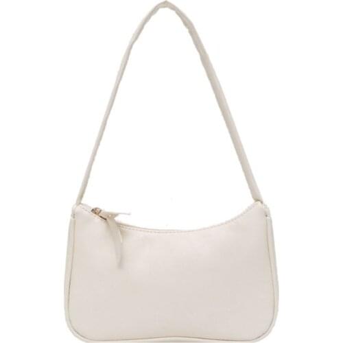 Women Retro Underarm Shoulder Bag PULeather Handbag Lady Tote Purse