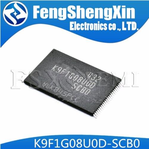 10pcs/lot K9F1G08U0D-SCB0 K9F1G08U0D-SCBO K9F1G08UOD-SCBO TSOP-48 flash memory chip