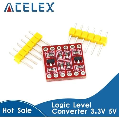 10pcs Logic Level Converter 3.3V 5V TTL / bi-directional conversion system