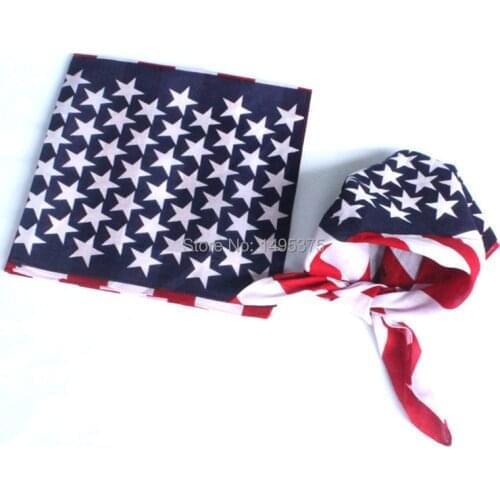 1000pcs/lot Hip hop Magic american Scarf American Flag Bandanas headband