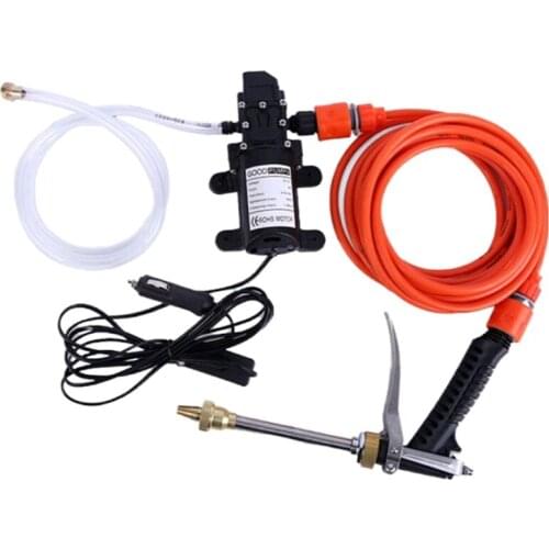 12V Car Wash Car Washer Gun Pump High Pressure Cleaner Car Care Portable Washing Machine Electric Cleaning Auto Device
