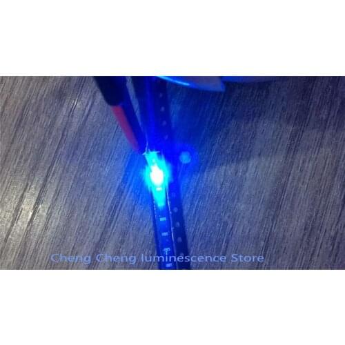 2000Pieces/lot for Blue blue light 1 1608 0603 LED lamp bead indicator light-emitting tube 0.4 0.6