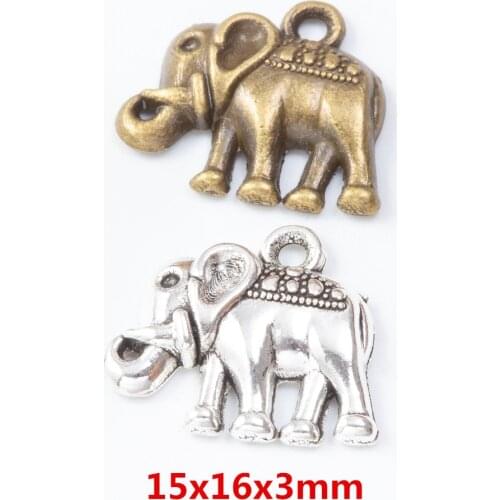 35pcs pendant Elephants zinc alloy Pendant jewelry Making DIY Hand Made Jewelry findings 7508