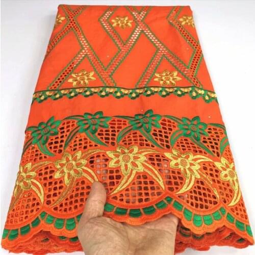 5yard Swiss Voile Lace In Switzerland African 2021 High Quality Embroidery Fashion Nigerian Cotton Lace Fabrics