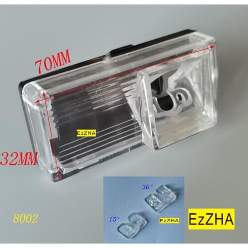 EzZHA Car Rear View Camera Bracket License Plate Lights for Toyota Reiz Land Cruiser 120 Prado LC100 LC200