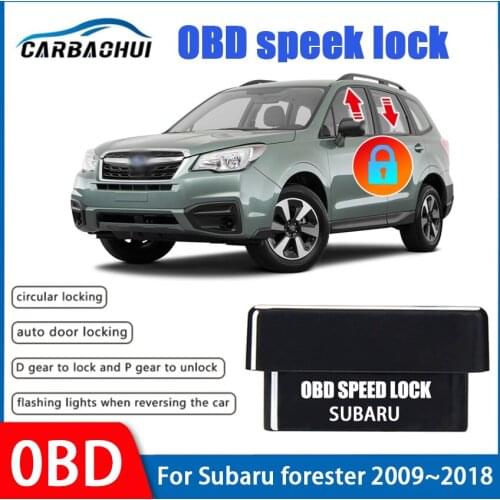 Car Automatic OBD Speed Lock Unlock Device Opening Closing Module For Subaru forester 2009~2015 2016 2017 2018 Car Accessories