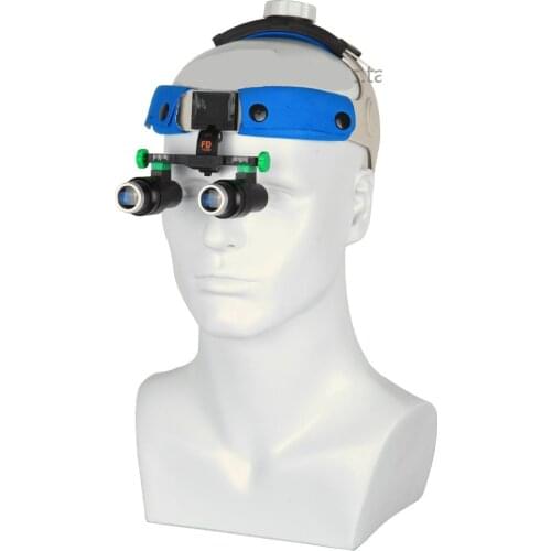 High Quality 4X 5X 6X Binocular Type Headset type Dental Loupes Medical Surgical Dentist Loupe Magnifier Glasses Free Shipping