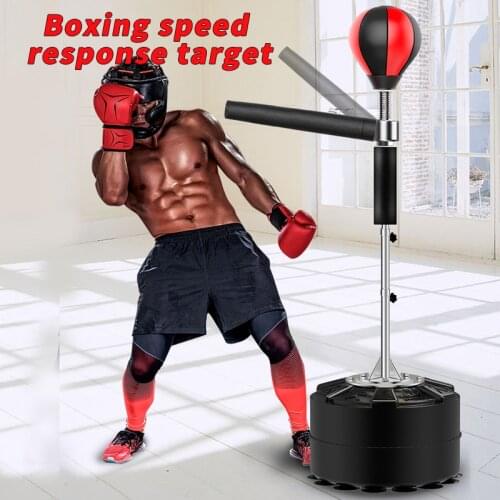 Boxing sandbag reaction target rotation vertical free-form stick target household dodge training equipment adult children speed