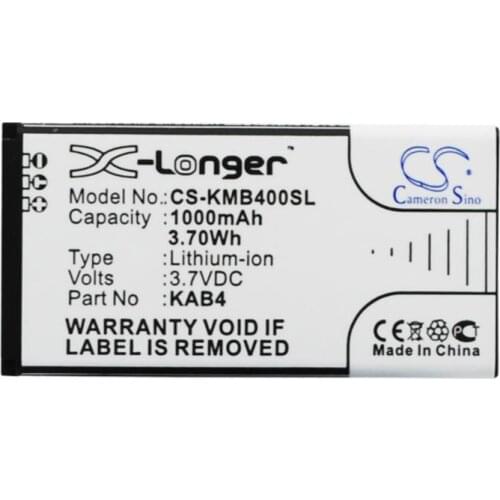 Cameron Sino 1000mAh battery for KAZAM Life B4 KAB4 KAB4-AAABA005026 for MAXCOM MM720 MM720BB MM721BB
