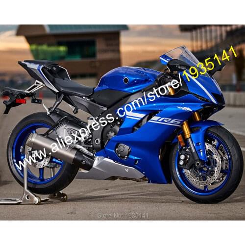For YZF600 R6 2017 2018 2019 2020 YZF-R6 17 18 19 20 Gloss Blue Bodyworks Aftermarket Motorcycle Fairing (Injection molding)