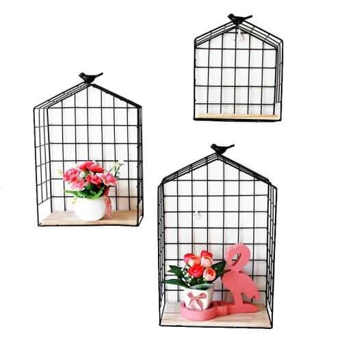 Home Wall Display Racks Hanging Storage Shelve Multi-functional Kitchen Bathroom Storage Racks Figurines Crafts Display Racks