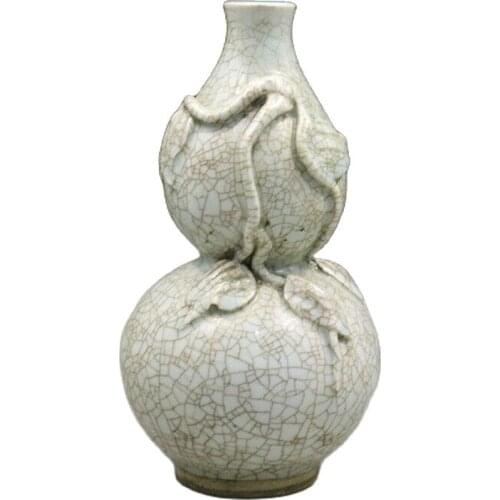 China Old porcelain Cracked glaze gourd bottle porcelain vases