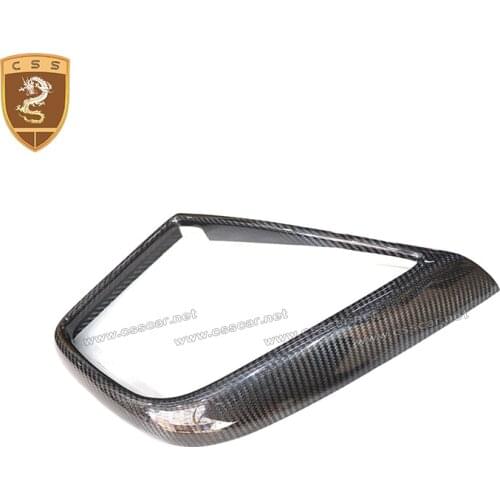 Hot Sale For Audi R8 Dry Carbon Fiber Interior Central Control Panel Trims Add Style