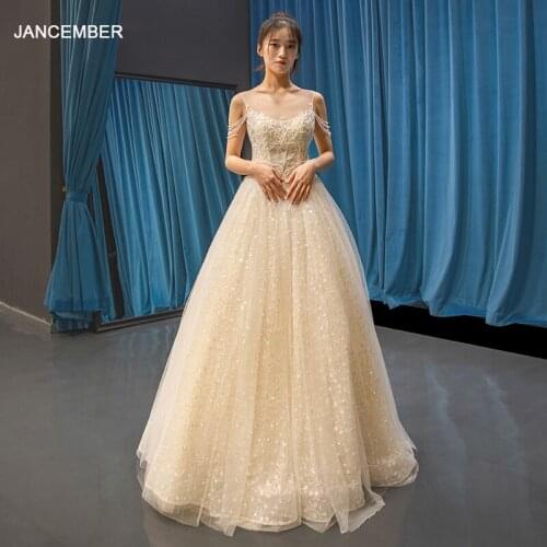 J66868 jancember fashion evening dresses 2019 o-neck sleeveless tria mod sexy v-back girls graduation dresses вечерние платья