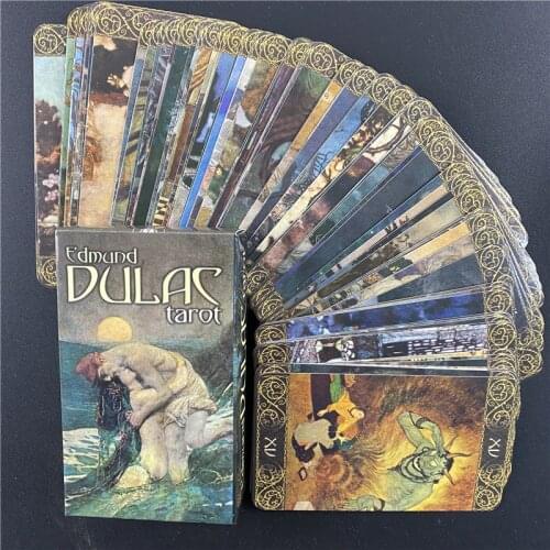 Edmund Dulac Tarot Cards Full English Deck Oracle Party Fate Board Game For Fun