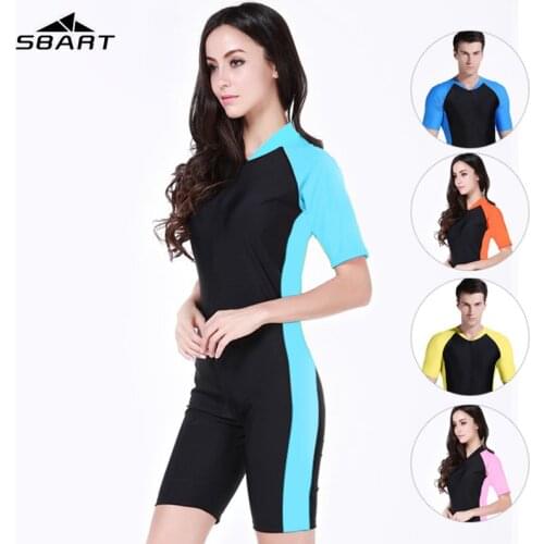 New Lycra Wetsuit Stinger Suits Diving Skin Men and Women One-piece Short Sleeve Jump Suit Swimsuit Swimwear Beach Clothes