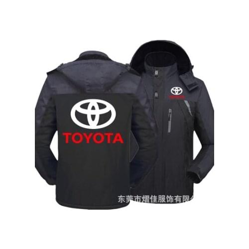 2021 Winter Jacket Men for TOYOTA Thick Warm Coat Male Windproof Hooded Outwear Casual Mountaineering Overcoat