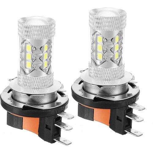 New 2pcs H15 LED Car Headlight Bulbs HID 12V 6000K Super Bright White Headlight For Car Light Source Universal