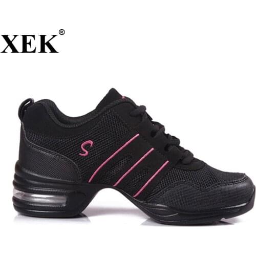 New 2019 Women Dance Shoes girls Sports Soft Outsole Breath women sneakers Practice Shoes Modern Jazz Shoes Sneakers