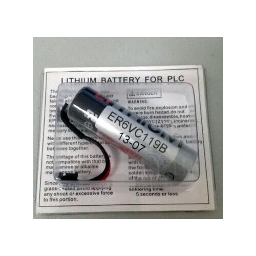 10PCS Original New ER6V ER6VC119B 3.6V 2000mAh PLC Battery With Black Plug Free Shipping