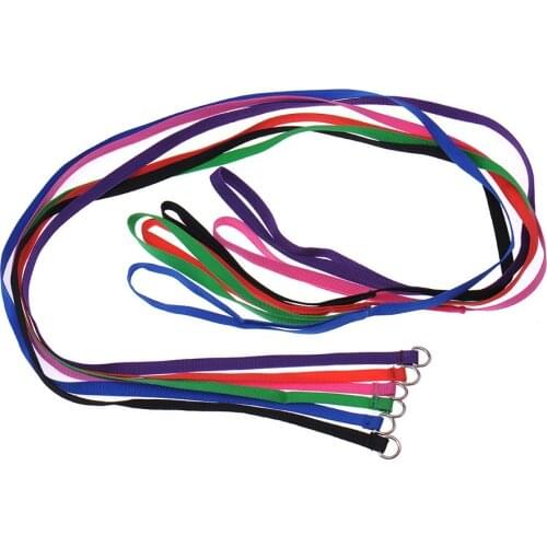 6Pcs Dog Slip Leads Leash D Ring Kennel Nylon Rope gy Daycare for Pet Animal Control Grooming Shelter Rescues