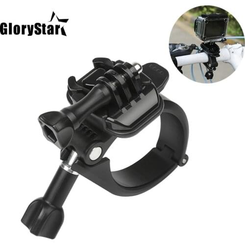 360 Rotary Clamp Handlebar Pole Tube Mount for GoPro Hero 8 7 6 5 4 Xiaomi Yi 4K Eken Sjcam Osmo Action Cam for Go Pro Accessory