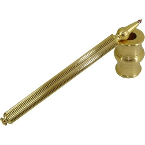 Handmade Brass Counter Pen Sets Computer thread Carved Crafts Stationery Desk Decoration Cool Ball Pen with Base Gifts Set