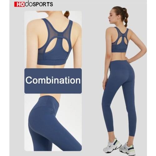 S-XXL 2PCS Women Seamless Sports Set Two Piece Crop Top T-shirt Bra Leggings Workout Set Fitness Yoga Gym Clothes Fitness Set