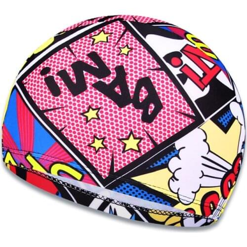 Adults Silicone Printed Swimming Cap Long Hair Waterproof Swim Pool Cap Ear Protect Large Natacion Diving Hat Wholesale Women