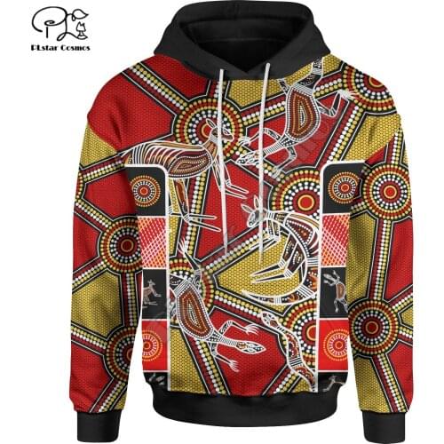 Newest NewFashion Aboriginal Australia Kangaroo Country Tribe Retro Tracksuit 3DPrint Harajuku Casual Funny Hoodies Men/Women 14