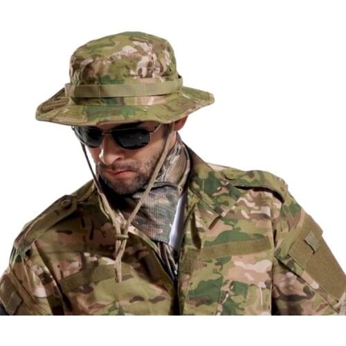 High Quality Tactical Airsoft Sniper Camouflage Boonie Hats Men and Women Outdoor Mountaineering Cap Military Hat
