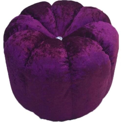 High quality modern fashion shoes stool chair sofa outdoor home upholstered stool ottoman comfortable round pouffe footstool