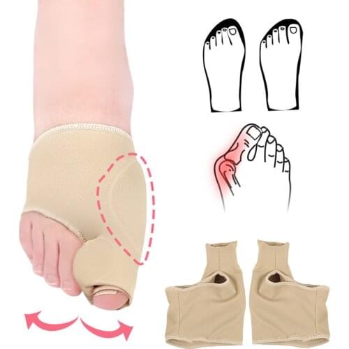 1 Pair Big Toe Splint Separator Hallux Valgus Bunion Corrector Orthotic Feet Care Pain Relief Hallux Thumb Valgus Corrector