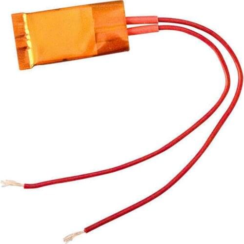12V 24V 110V 220V 44x40x3.5mm Heater Element Constant Thermostat Insulated Thermistor Ceramic Air Heating Chip Tube Film
