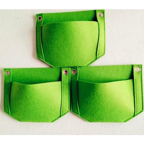 3PCS Grow Bags Wall Hanging Planting Bags Pockets Planter Vertical Garden Vegetable Living Bonsai Bag Flower Home Garden Jardin