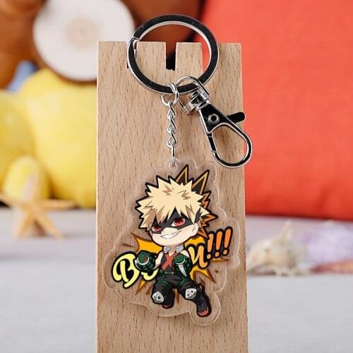 My Hero Academia Ghost Midoriya Priest Todoroki Devil Bakugou Key Chain Cosplay Acrylic Keychain Keyring
